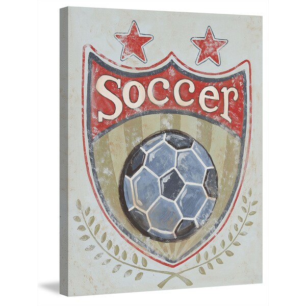 Shop Marmont Hill 'Soccer Shield' by Reesa Qualia Painting Print on