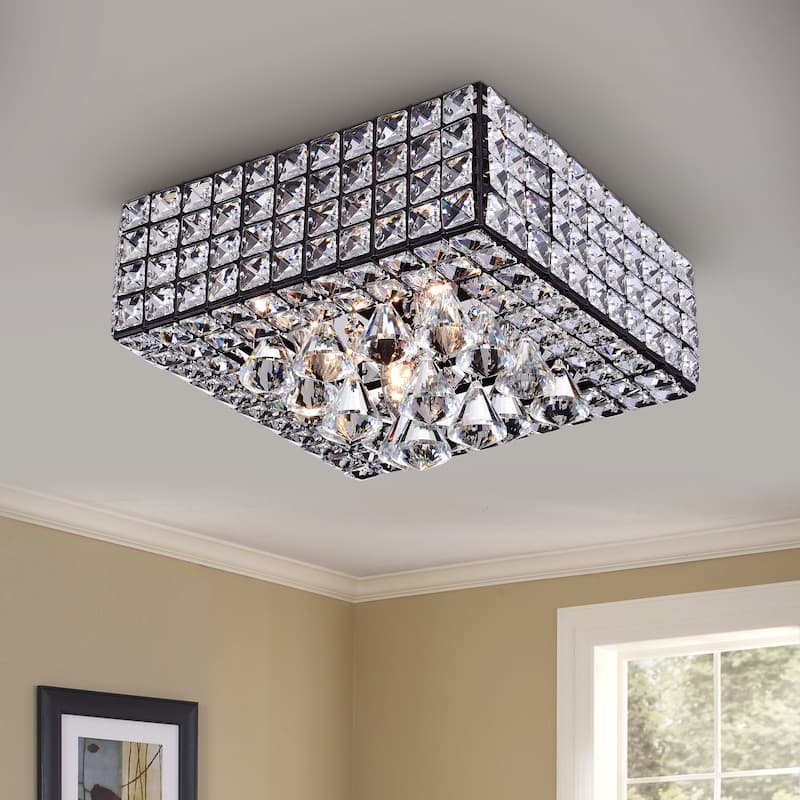 Marces Square Crystal Ceiling Lamp