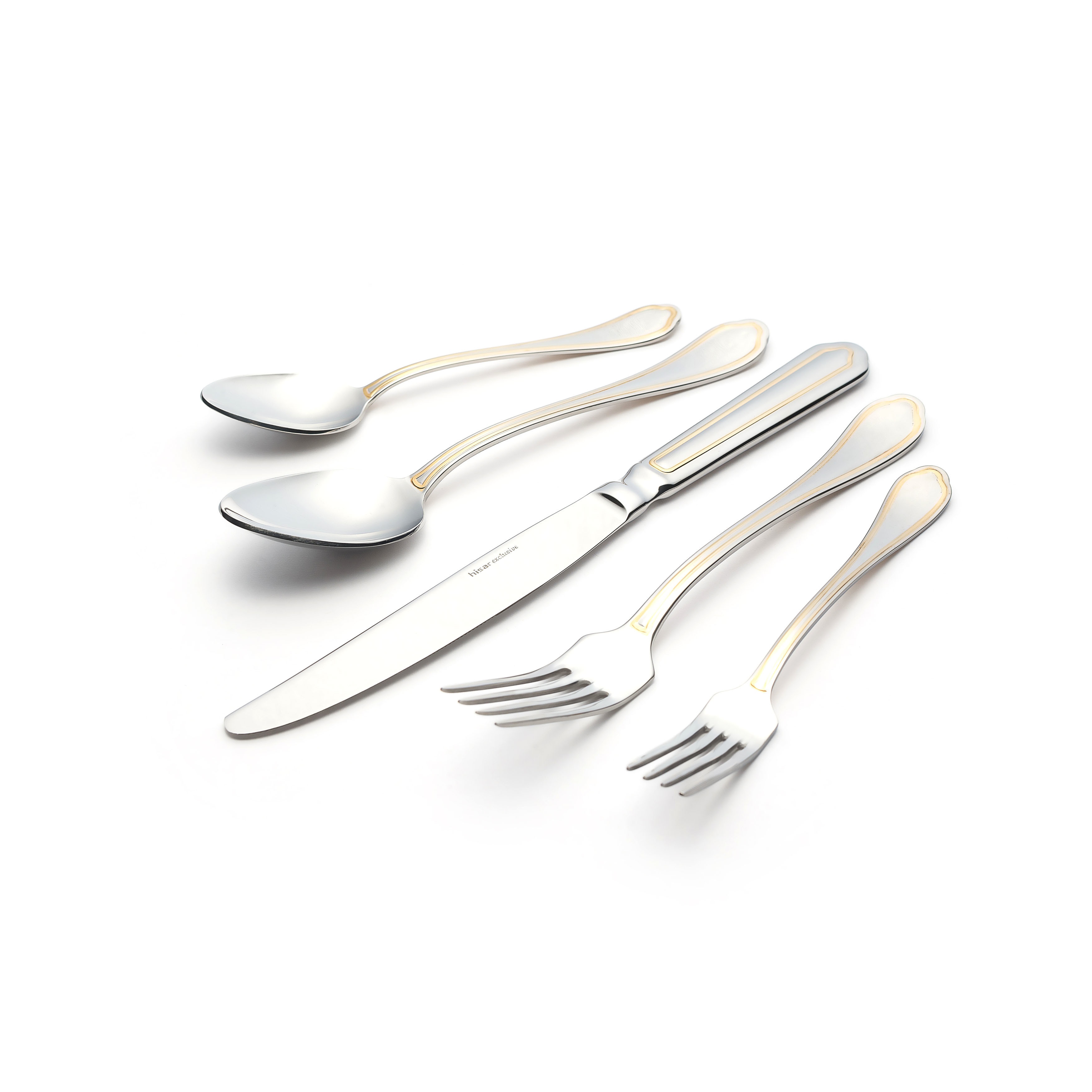 Firenze 45-Piece 18/10 Stainless Steel Flatware (Set Service for 8)