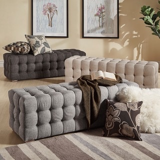 Shop Naples Wingback Button Tufted 84-Inch High Headboard Bed by ...