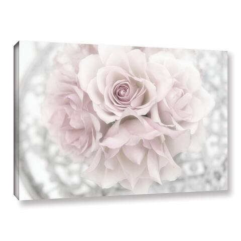 Cora Niele's ' White Roses' Gallery Wrapped Canvas