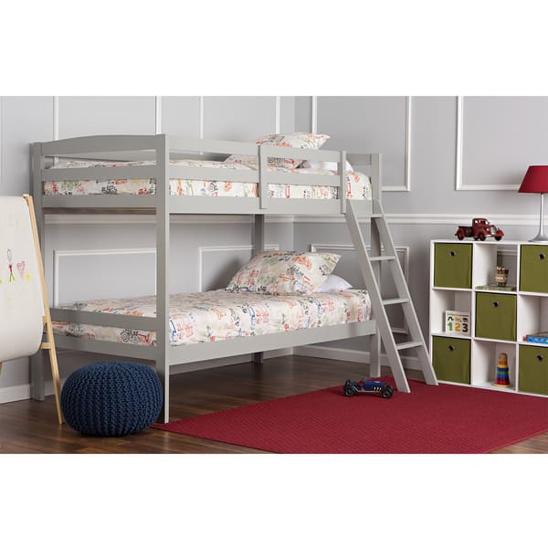 slide 2 of 3, Dream On Me Taylor Twin Over Twin Bunk Bed