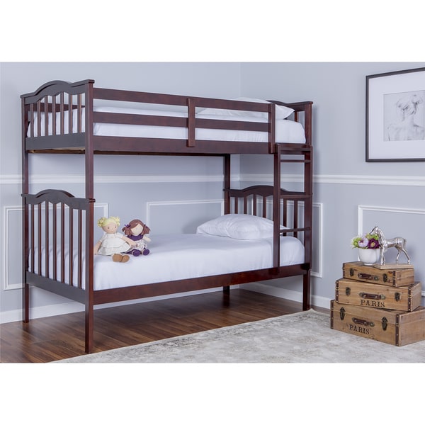 Dream On Me Cody 2-in-1 Twin Over Twin Bunk Bed. Opens flyout.