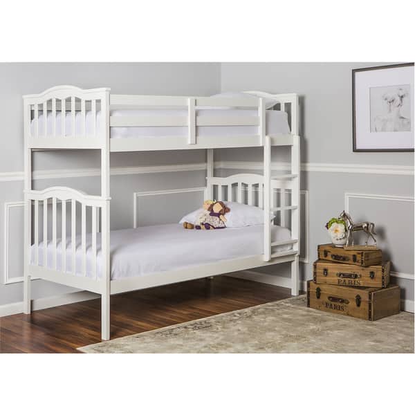 slide 2 of 3, Dream On Me Cody 2-in-1 Twin Over Twin Bunk Bed