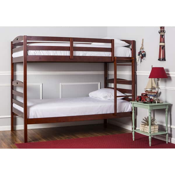 slide 2 of 3, Dream On Me Nova 2-in-1 Twin Over Twin Bunk Bed