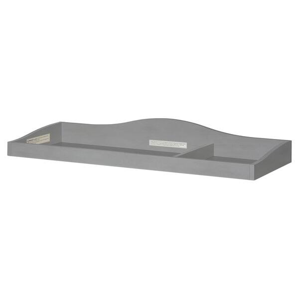 slide 2 of 5, Evolur Fully Assembled Changing Tray, Strom Grey