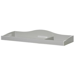 Evolur Fully Assembled Changing Tray, Dove Grey