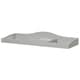preview thumbnail 1 of 2, Evolur Fully Assembled Changing Tray, Dove Grey