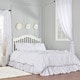 preview thumbnail 5 of 4, Dream On Me Charlotte White 5-in-1 Convertible Crib