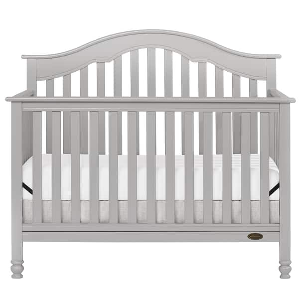 Shop Dream On Me Charlotte Wood Grey 5 In 1 Convertible Crib