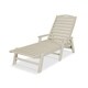 POLYWOOD® Nautical Outdoor Chaise Lounge with Arms, Stackable, NCC2280 - Thumbnail 5