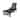 POLYWOOD Nautical Outdoor Chaise Lounge with Arms, Stackable