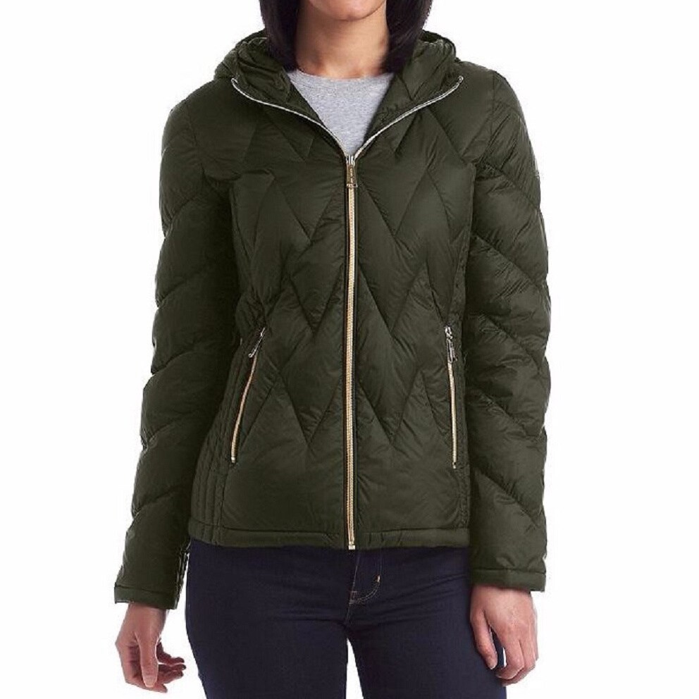 michael kors jacket womens olive