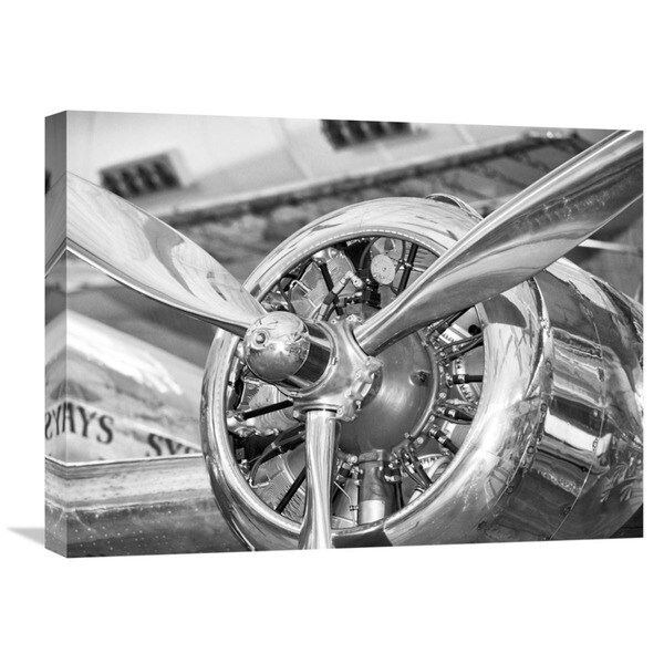 Shop Global Gallery 'Vintage Airplane Propeller' Gallerywrapped Canvas