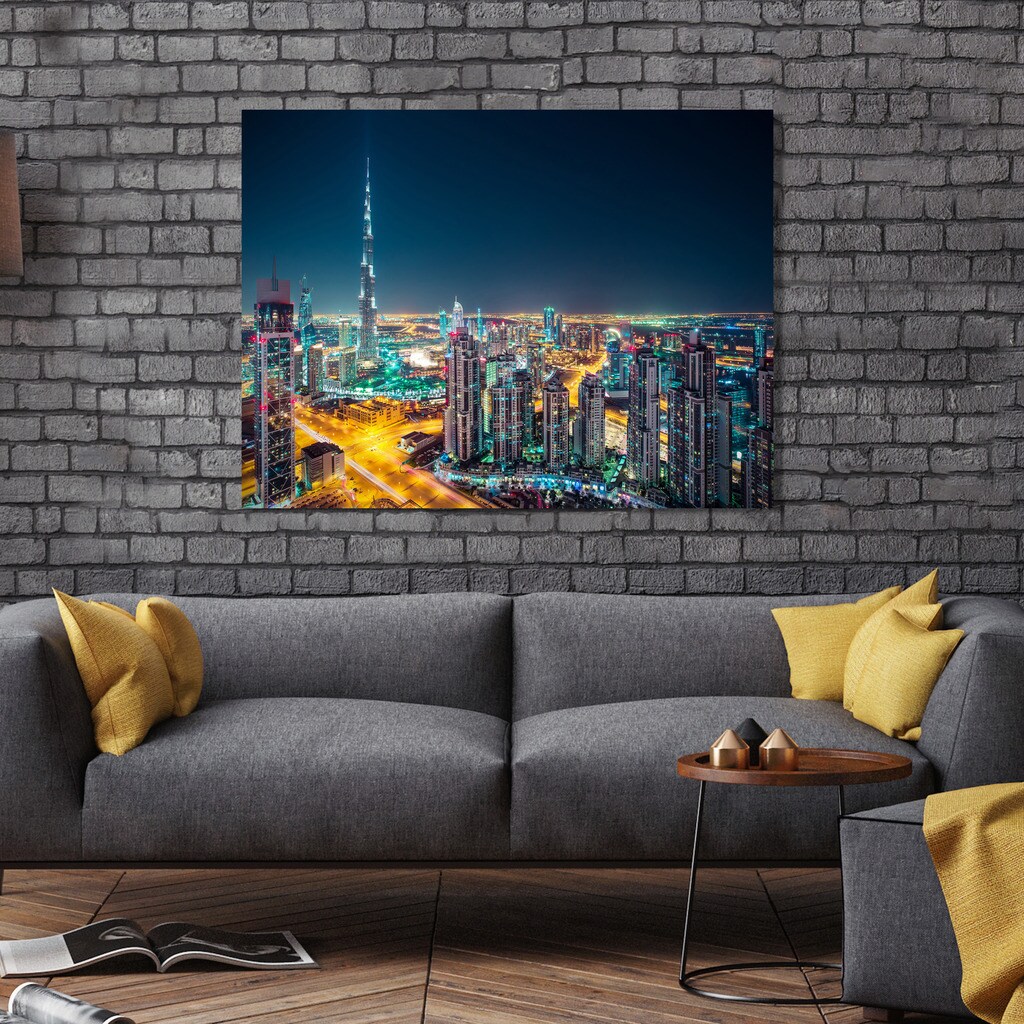 "Downtown Dubai, UAE" Giclee Print Canvas Wall Art Extra Large | eBay