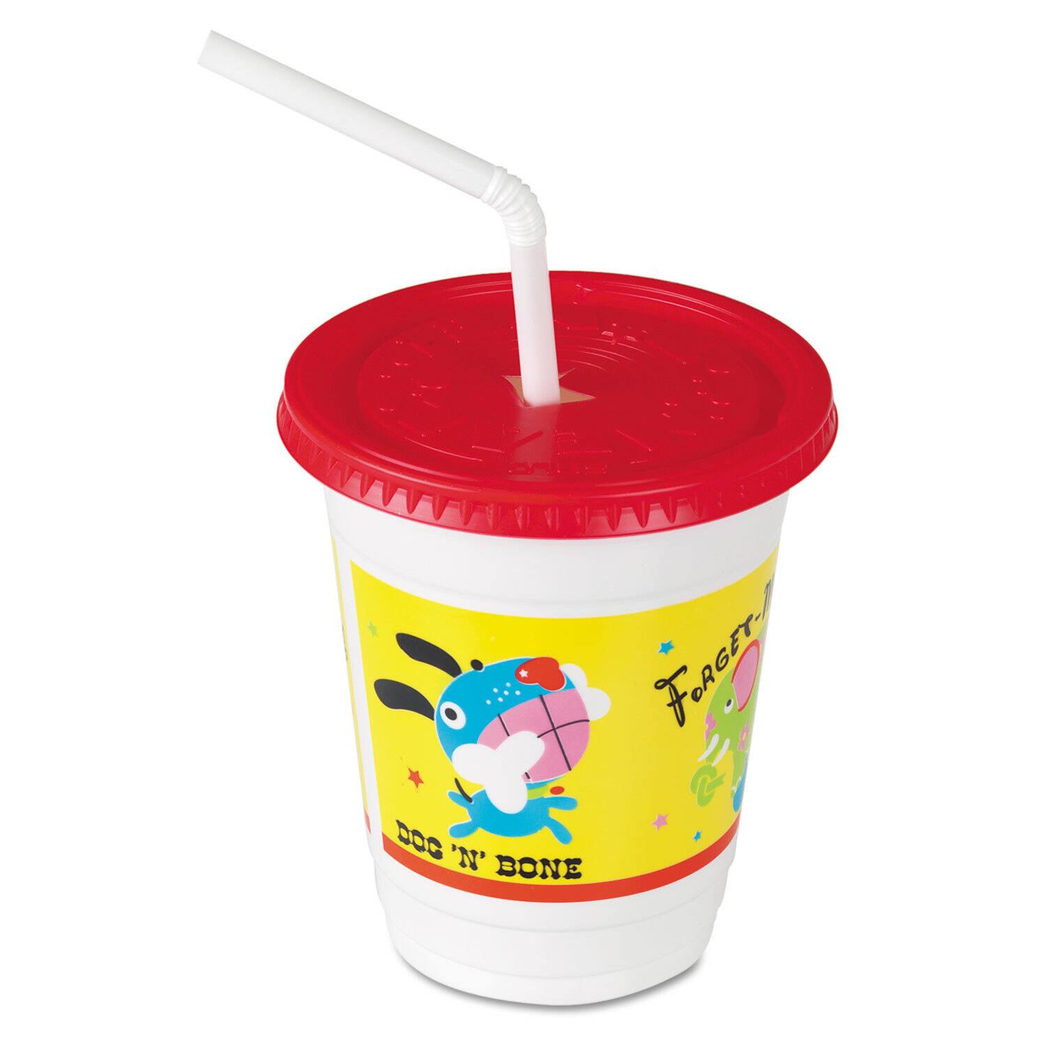 12 ounce plastic cups with lids