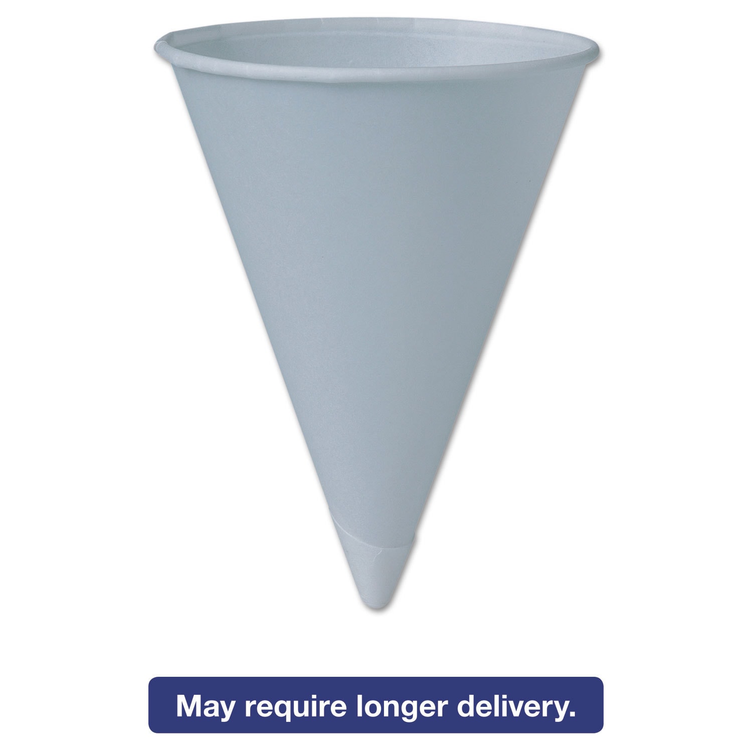 4oz Disposable Individual Roll Rim Paper Cones Cups for Water Cooler 200-5000