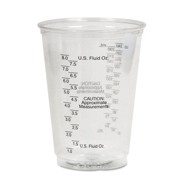 Dart Plastic Medical and Dental Cups Graduated 10-oz Clear ...