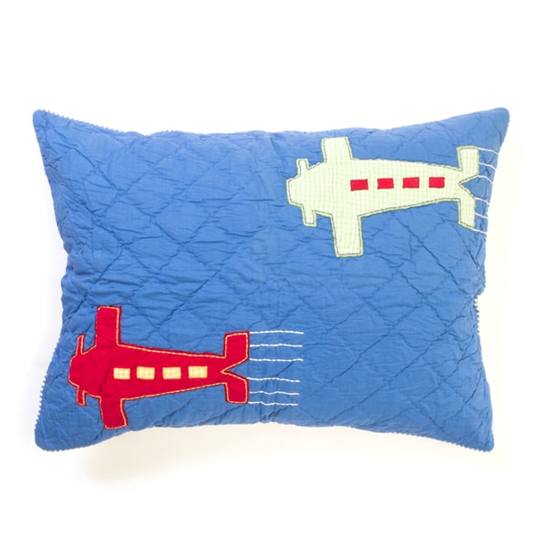 stuffed airplane pillow