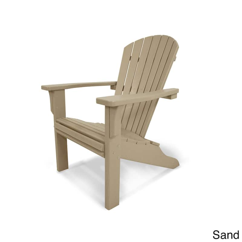 POLYWOOD Seashell Adirondack Chair - Sand