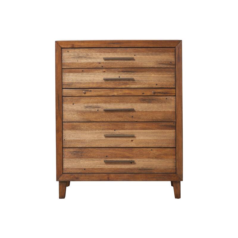 Origins Trinidad 5-drawer Wood Chest with pull-out Desktop