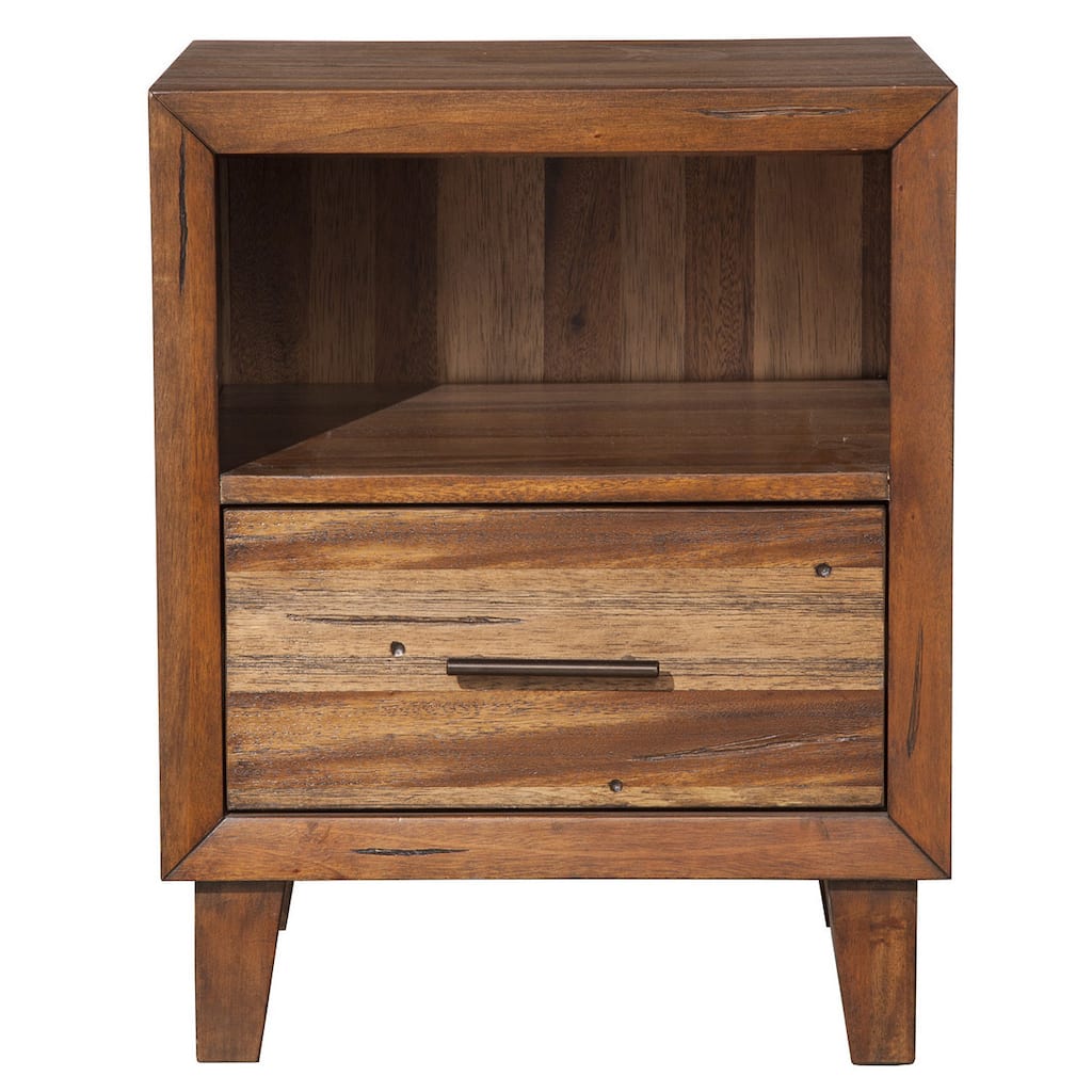 Origins Trinidad Brown Wood Nightstand