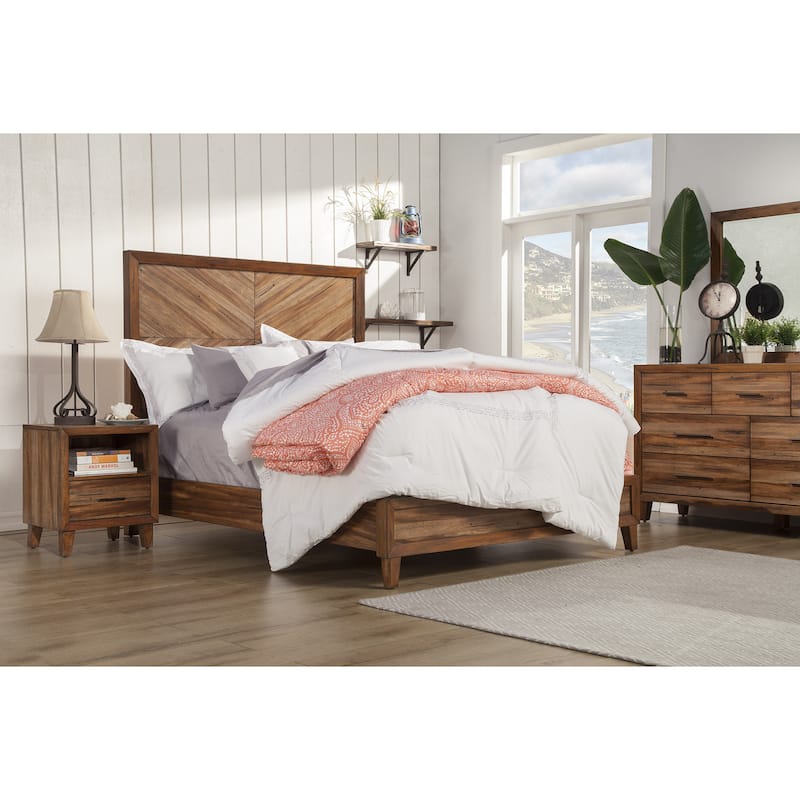 Origins Trinidad Brown Wood Nightstand