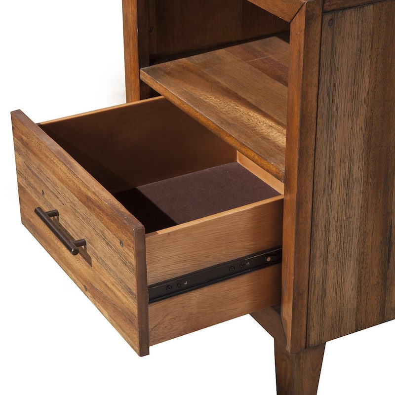 Origins Trinidad Brown Wood Nightstand