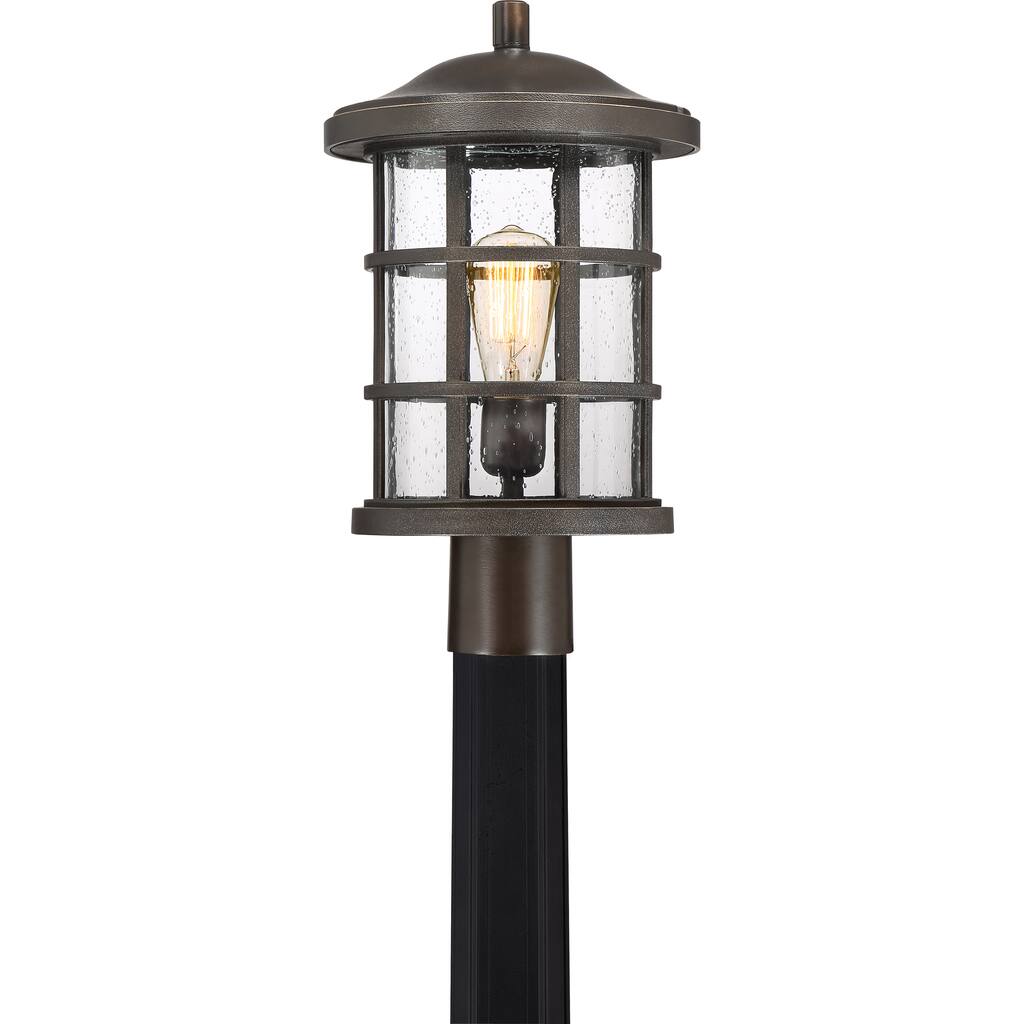 Quoize Crusade Bronze Plastic Large Post Lantern