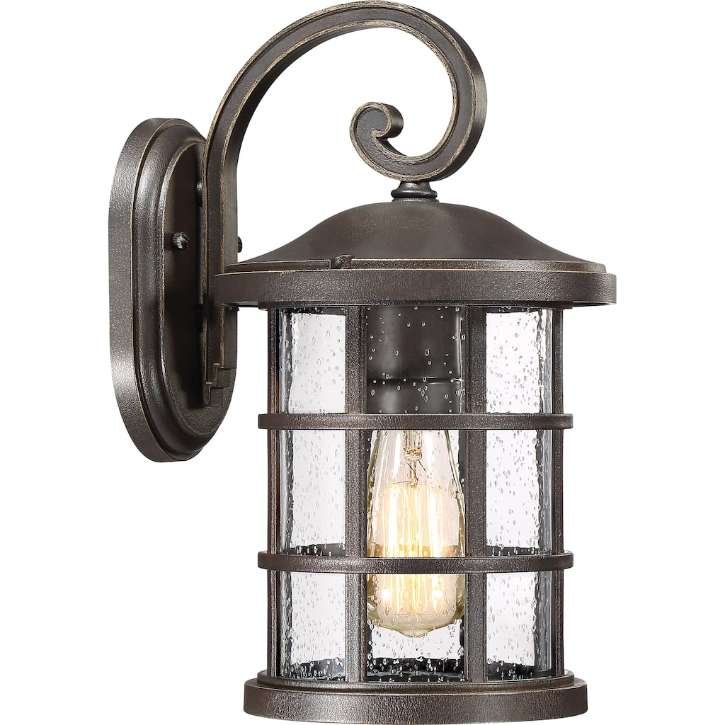 Quoize Crusade Palladian Bronze-finished Plastic Medium Wall Lantern