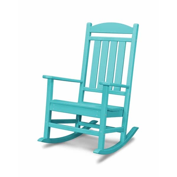 slide 2 of 15, POLYWOOD Presidential Outdoor Rocking Chair Aruba