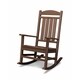preview thumbnail 8 of 13, POLYWOOD Presidential Outdoor Rocking Chair Mahogany
