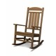 preview thumbnail 13 of 13, POLYWOOD Presidential Outdoor Rocking Chair Teak