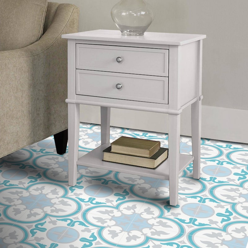 Handmade Casa in Blue, Green, Grey Tile, Pack of 12 (Morocco)