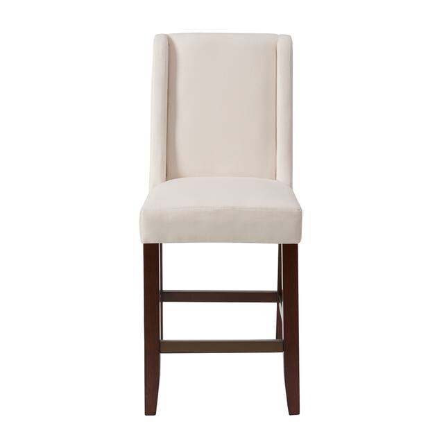 Madison Park Victor Cream Wing Counter Stool
