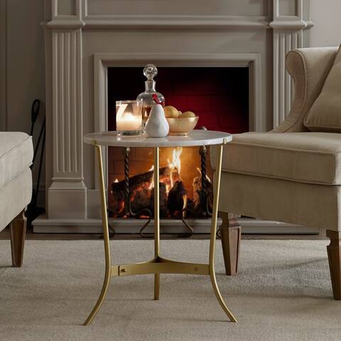 Madison Park Signature Martini Modern Glam Gold 20-Inch Table