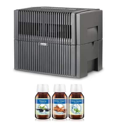 Venta Airwasher LW45G Large Room (Anthracite Gray) 2-in-1 Humidifier and Air Purifier (Relaxing, Citrus & Winter Dream)