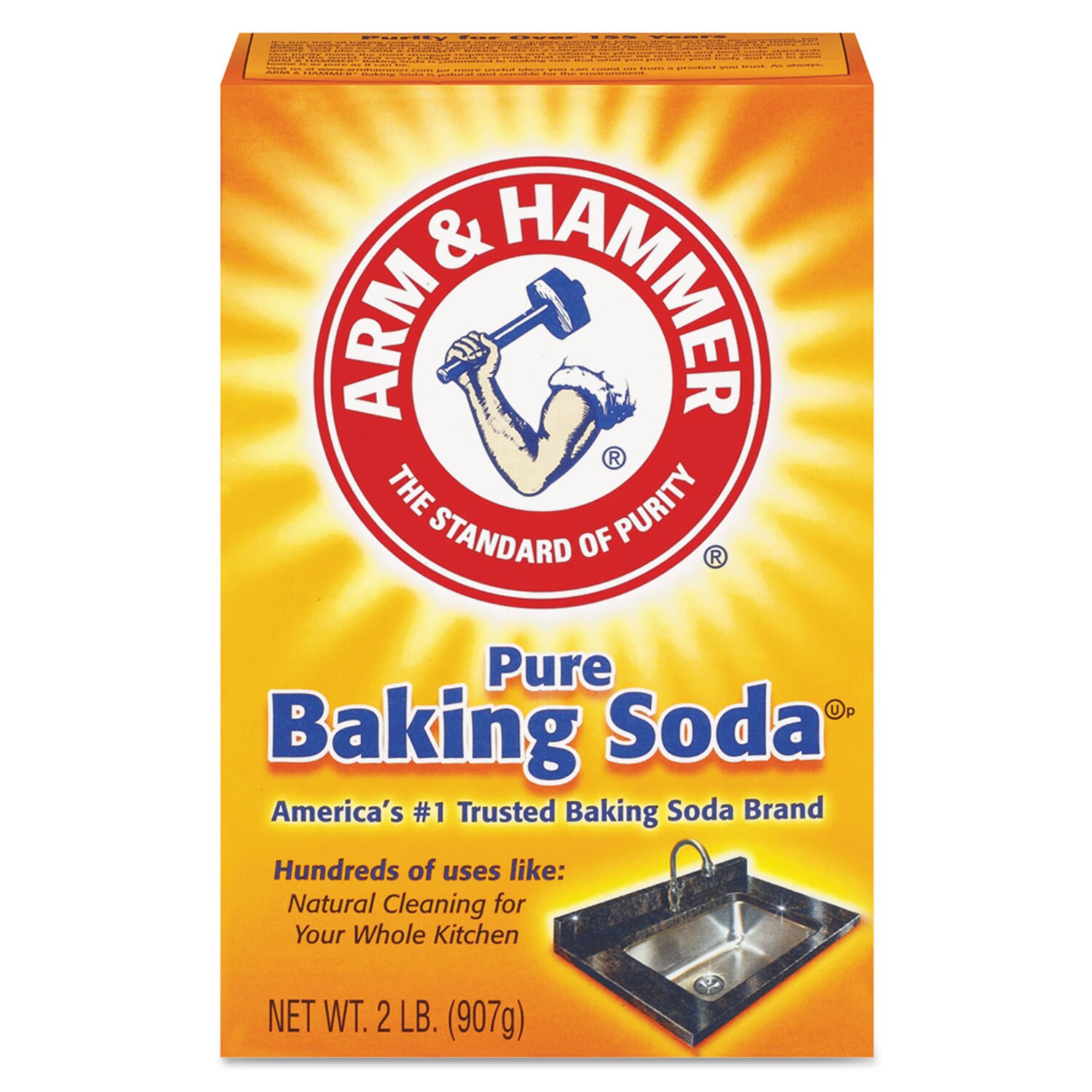 Arm & Hammer Baking Soda 2-pound Box 12/Carton