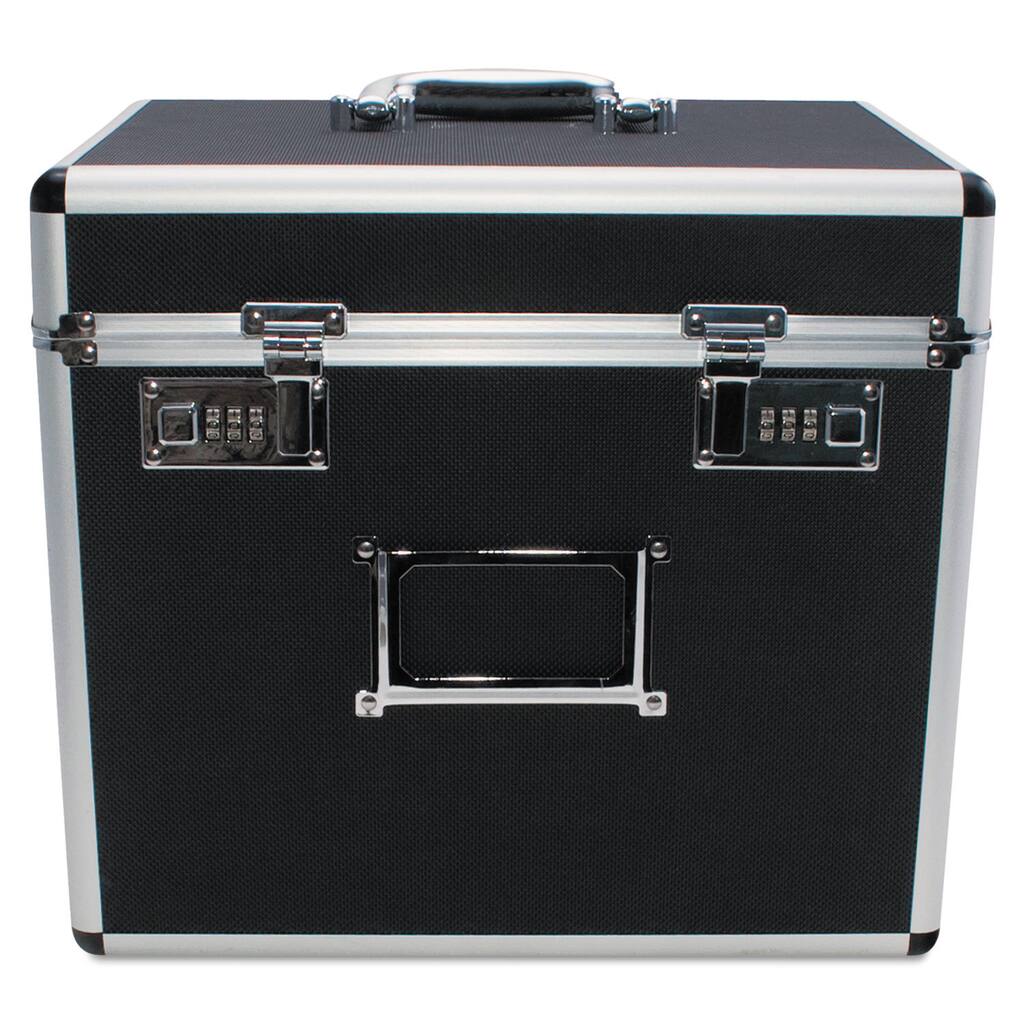 Advantus Locking Security File Box Letter 13 3/8 x 10 3/8 x 13 1/4 Black