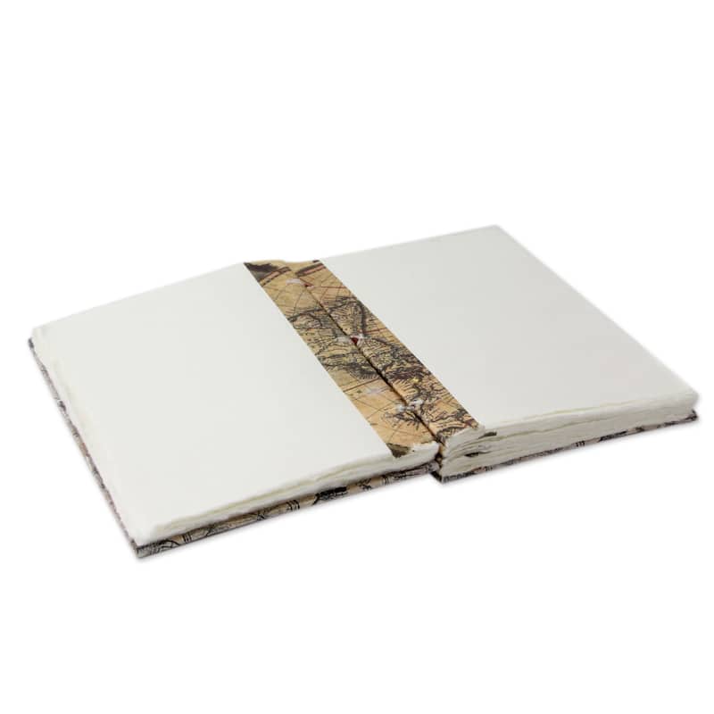 Handmade Paper 'Vintage Bike Journeys' Journal (India)
