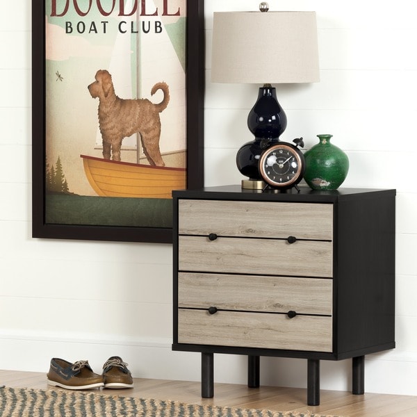 Shop South Shore Morice 2 Drawer Nightstand Ships To Canada