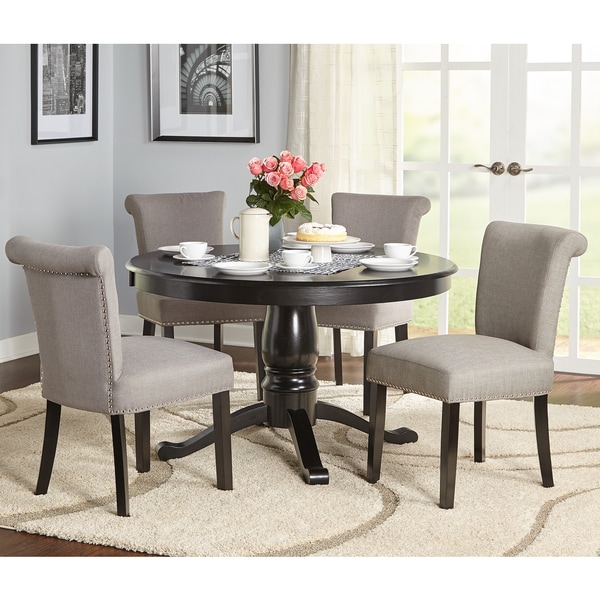 Shop Simple Living 5-Piece Adeline Pedestal Dining Set ...