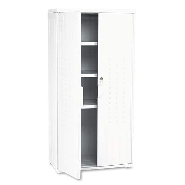 Shop Iceberg Officeworks Resin Storage Cabinet 33 Inch Wide X 18