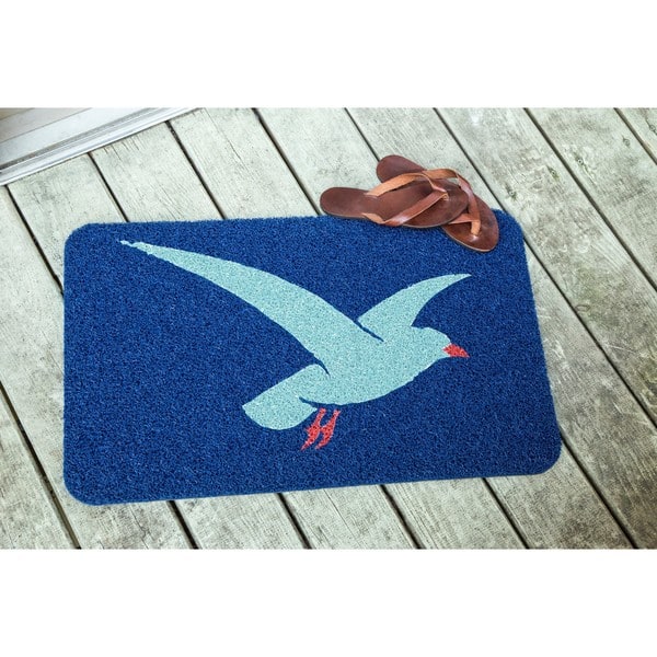 Machine Made Elegant Seagull Doormat