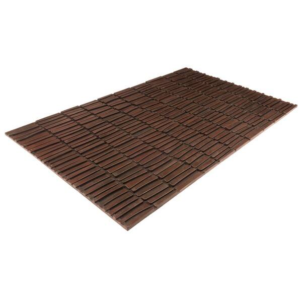 Shop Wood Wall Recycled Rubber Doormat Free Shipping On Orders