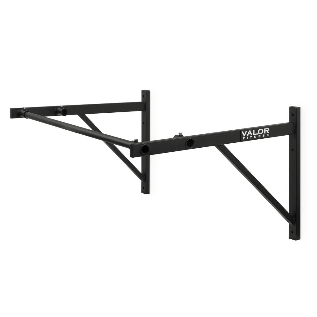 Valor Fitness CHN-3 Straight/Horizontal Wall Mounted Pull Up Bar/Chin Up Bar for Home Gym Workout
