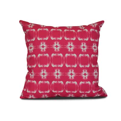 Summer Picnic Geometric Print Pillow