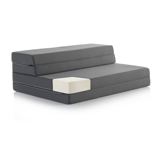 LUCID Comfort Collection 3 Inch Folding Sofa. Opens flyout.