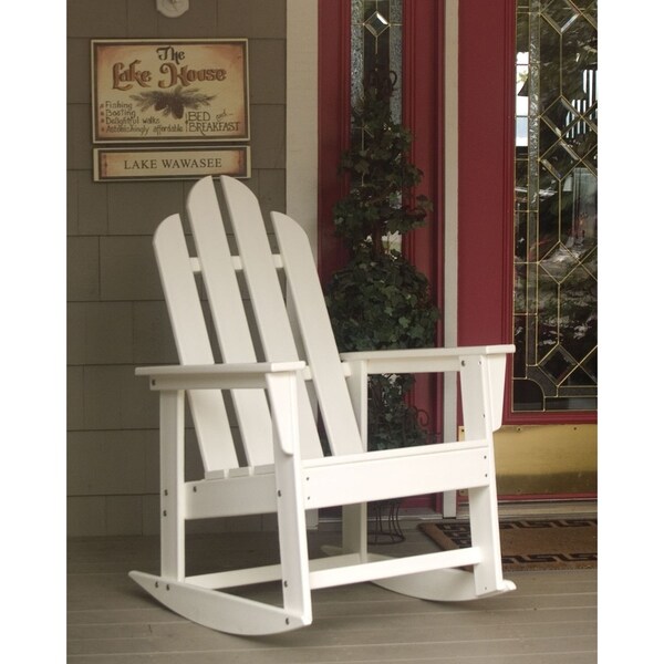 Polywood Long Island Outdoor Rocking Chair Free Shipping Polywood Long Island Outdoor Rocking Chair