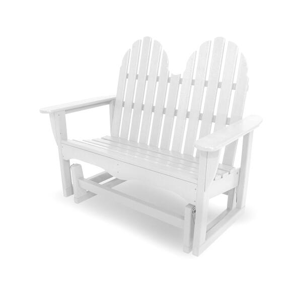 Shop Polywood Classic Adirondack 48 Outdoor Glider Bench Free